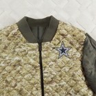 Nike Dallas Cowboys Salute To Service Reversible Bomber Jacket Mens 2xl Full Zip