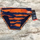 New Speedo Men s Contort Stripes Swim Race Brief 32  7052267