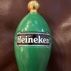 Vintage Heineken Draft Beer Tap Handle Green Gold Wooden 11 5   