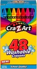 Cra-z-art Washable Classic Crayons  Assorted Colors  Pack Of 48 Crayons
