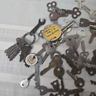 Lot Of 125 Plus     Flat Skeleton Keys  Lock Padlock Art Craft More Here Vintage
