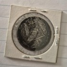 1853 Brazil  Silver 500 Reis Coin 