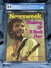 Bruce Springsteen Cgc 6 5 Newsweek Magazine 1975 First Cover Fc Newsstand  time 
