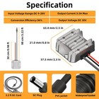 Starlink Mini Step Up Power Cable 12v 24v To 30v Without Ap  Without Plug 