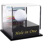 Golf Ball Display Case For Hole In One Ball With Scorecard Display  Golf
