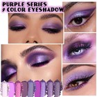 9 Colors Purple Glitter Eyeshadow Palette  Lavender Violet Purple Pink Glitter 