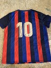 Lionel Messi F c  Barcelona Autographed  Soccer Jersey Coa