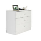 Chest Of Drawers 3 Drawer Dresser Bedroom Side Table Nightstand Storage Cabinet