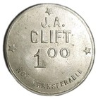 1914-20 Us Fredonia Ky J  A  Clift General Store Ingle Trade Token Good For 1  1