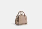 Nwt Coach Andrea Mini Croc Embossed Stone Beige Leather Carryall Cr209