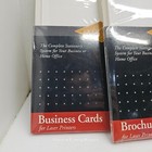 Avery Stationery Lot Of 3 Business Cards Brochures Vintage Nos Laser Printer