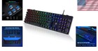 Rgb Mechanical Gaming Keyboard - 104 Keys Usb Wired With Blue Switch - Spill    