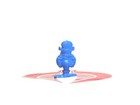 Captain Crunch Cap N Blue Cereal Premium Pvc Toy Figure 
