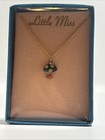 Vintage    little Miss    Mushroom Pendant Necklace Nos B