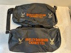 2    Harley-davidson Cigarettes Duffle Bags   1 Freebie Bag That Won t Zip Right