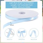 Woric 120 Yards Blue Ribbon 3 8 Inch Light Baby Inch 