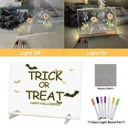 14 x10  Led Glow Drawing Board 7 Colors Acrylic Dry Erase Boards Birthday Gifts