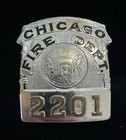 Antique Vintage Chicago Fire Dept Badge - Hanson Hallmark