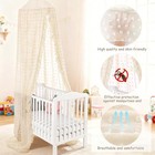 Bed Canopy For Girls - Princess Bed Canopy - Crib Canopy For Boys And Beige