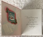 Unused Christmas Noel Letter Blocks Holly Berry Vtg Greeting Card 1940s 1950s