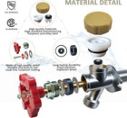 Universal Outdoor Faucet Repair Kit - Anti-siphon Frostproof Valve   Handle