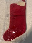 Black Dachshund Dog Needlepoint Christmas Stocking  Nwt  11 X 17   price Reduced  