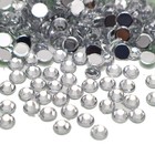 2000 Crystal Acrylic Faceted Round Flatback Rhinestone Glue On Gems 4mm 16ss