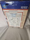 Petsafe Freedom Aluminum Pet Door Medium White 1-40 Lb Ppa00-10860 New Open Box