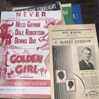 Lot Of Vintage Sheet Music  Christmas No Writing On The Music stardust  