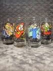 Alvin And The Chipmunks Drinking Glasses Set Of 4 Complete 1985 Hardee   s Vintage