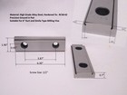 Bostar  6  X 2  Double Step Milling Vise Jaw For 6  Kurt Or Similar Milling Vise