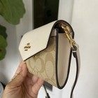 Nwt Coach Mini Envelope Wallet With Strap In Signature Canvas Cu172