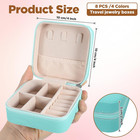 Mini Travel Jewelry Case  Portable Jewelry Organizer Box  Multi-compartment Stor