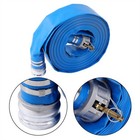 2  3  X 25 50 100 Feet Lay Flat Water Pump Discharge Hose With Aluminum Pin Lug