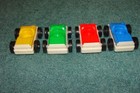 Vintage Fisher Price Little People Parking Garage Car   4 People Lot 4 Cars