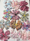 4 Inch 12 Pcs Hair Bows Girl Baby Alligator Clip Princess  Pinwheel Handmade    1