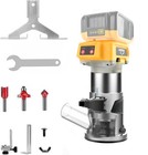 Cordless Router For Dewalt 20v Battery  6-speed Router With 3pcs 1 4  Shank Rout
