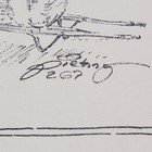 Vtg Antique Drawings Sea Port Unloading Ship   Steamboat - Signed   Numbered