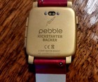 Pebble Time Steel Smartwatch Kickstarter Edition  very Rare Piece