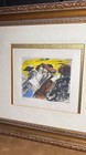 M  Moskowitz    the Prayer    Hand-signed Etching Judaica Art Framed 358 400