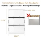 3-panel Airseal Pet Door Flap 4 Durable Spare Strips with Ideal Pet Product 1