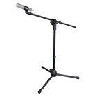 Mic Stand Microphone Holder Folding Boom Arm Broadcast Stage Webcam Vedio Tripod