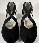 Werner Kern Black Suede Italy Size 4 1 2 Us 7  New            