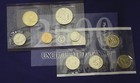 2000 Us Uncirculated Mint Set   20 Coins P   D Folders   Original Envelope