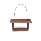 Wooden Hopper Bird Feeder 3lb Capacity For Outdoor Garden Wild Birds