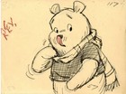 1974 disney  Winnie The Pooh And Tiger Too-original Storyboard-pooh-double Side