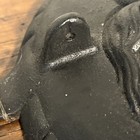 Antique Cast Iron Lions Head Beast Clean Out Cover