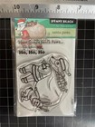 New Penny Black Rubber Stamp Set Christmas Winter Santa Paws Clear Free Usa Ship