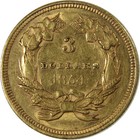 1854 Indian Princess Head Gold Au About Uncirculated  3 Coin Sku cp331