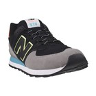 New Balance Classics Men s Shoes Black grey neon Ml574-ud2